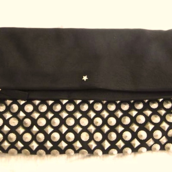 Ash Domino Rockstud Studded Oversized Clutch - Picture 2 of 7